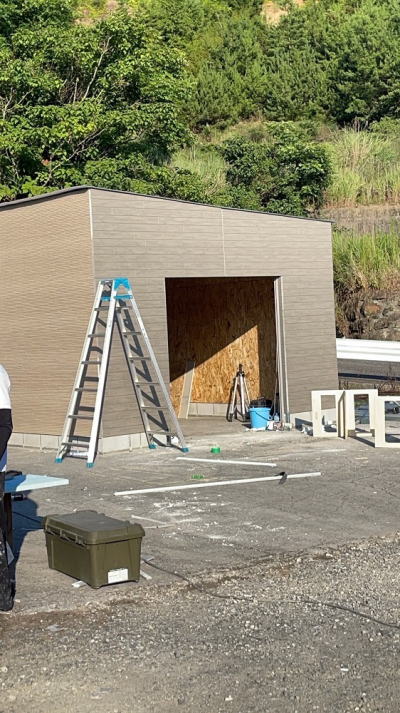 延岡市某様邸 ガレージ工事