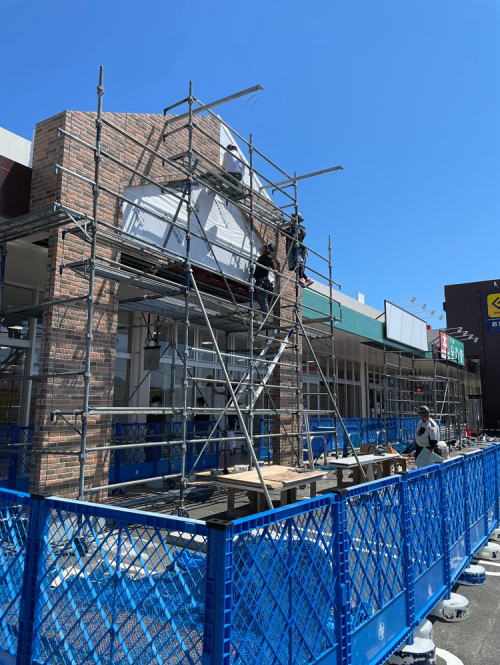 宮崎市 清武バースデイ 外壁工事